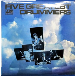 Art Blakey Elvin Jones Max Roach "Philly" Joe Jones Shelly Manne Five Greatest Drummers VINYL LP - Compilation