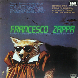 Francesco Zappa Frank Zappa The Barking Pumpkin Digital Gratification Consort Francesco Zappa VINYL LP - Stereo
