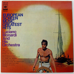 Luciano Monardi European Screen Music Hits VINYL LP