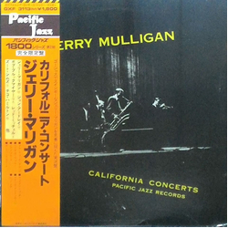 Gerry Mulligan California Concerts VINYL LP - Mono Reissue