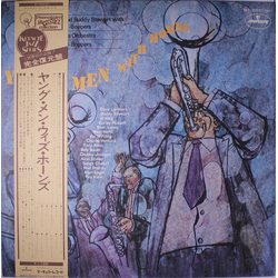 Various Young Men With Horns VINYL LP - Compilation Mono Japan