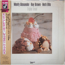 Herb Ellis Monty Alexander Ray Brown Triple Treat VINYL LP - Reissue