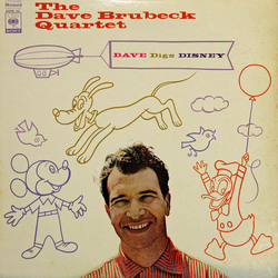 The Dave Brubeck Quartet Dave Digs Disney VINYL LP - Reissue Mono Japan