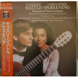 Kathleen Battle Pleasures Of Their Company VINYL LP - Stereo Japan