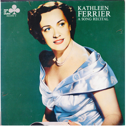 Kathleen Ferrier A Song Recital (Record 5) VINYL LP - Compilation Mono
