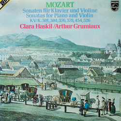 Wolfgang Amadeus Mozart Sonaten Für Klavier Und Violine / Sonatas For Piano And Violin VINYL LP - Compilation Reissue Remastered Stereo Europe