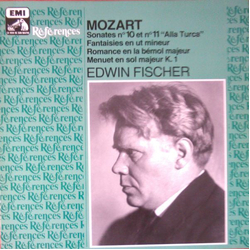 Wolfgang Amadeus Mozart Sonates N. 10 Et N. 11 "Alla Turca" / Fantaisies En Ut Mineur / Romance En La Bémol Majeur / Menuet En Sol Majeur K. 1 VINYL L