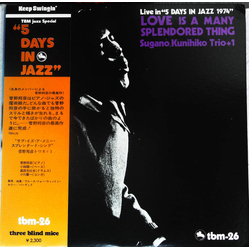 Kunihiko Sugano Trio Love Is A Many Splendored Thing VINYL LP - Stereo Japan