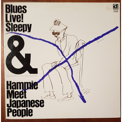 Hammie Nixon Sleepy John Estes Blues Live! Sleepy & Hammie Meet Japanese People VINYL LP