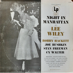 Lee Wiley Night In Manhattan VINYL LP - Mono Reissue