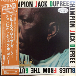 Champion Jack Dupree Blues From The Gutter VINYL LP - Promo Reissue Stereo Japan