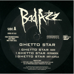 Bad Azz Ghetto Star VINYL 12" - 33 ⅓ RPM Promo Single