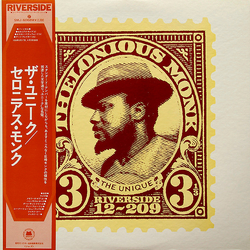 Thelonious Monk The Unique Thelonious Monk VINYL LP - Mono Reissue
