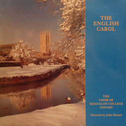 John Harper (4) Magdalen College Choir Oxford The English Carol VINYL LP - Stereo