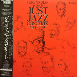 Various Gene Norman Presents Just Jazz Concerts (1947-49) VINYL LP - Compilation Mono