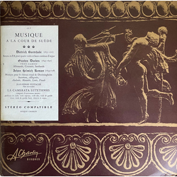 Camerata Lutetiensis Dieterich Buxtehude Gustaf Düben D.Ä. Jean-Pierre Eustache Johan Helmich Roman Musique A La Cour De Suède VINYL LP