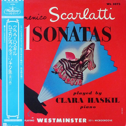 Clara Haskil Domenico Scarlatti 11 Sonatas VINYL LP - Mono Reissue