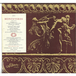 Claudio Monteverdi Gloria A 7 - Venite Et Videte & Exsulta, Filia Sion - Salve Regina - Crucifixus VINYL LP