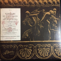 Aldo Ceccato Antonio Vivaldi Franco Gulli Orchestra Da Camera Dell'Angelicum Les Quatre Saisons VINYL LP - Stereo