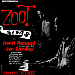 Henri Renaud Et Son Orchestre Jon Eardley Zoot Sims Zoot Sims Avec Henri Renaud Et Son Orchestre Et Jon Eardley VINYL 10" - Mono Reissue