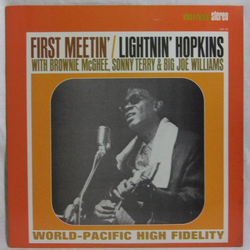 Big Joe Williams Brownie McGhee Lightnin' Hopkins Sonny Terry Down South Summit Meetin' VINYL LP - Reissue Stereo