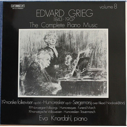 Edvard Grieg Eva Knardahl The Complete Piano Music Volume 8 VINYL LP