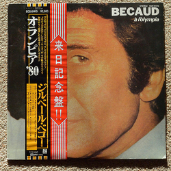 Gilbert Bécaud À L'Olympia "Olympia 80" VINYL LP