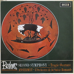 Ernest Ansermet Johannes Brahms L'Orchestre De La Suisse Romande Second Symphony ∙Tragic Overture VINYL LP - Stereo
