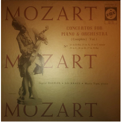 Ingrid Haebler Lili Kraus Maria Tipo Vienna Pro Musica Orchestra Wolfgang Amadeus Mozart Concertos For Piano & Orchestra (Complete): Vol. 1 (Concerto 
