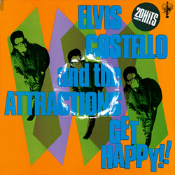 Elvis Costello & The Attractions Get Happy!! VINYL LP - Stereo