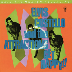 Elvis Costello & The Attractions Get Happy!! VINYL LP - 45 RPM Limited Edition Numbered Reissue Remastered Stereo
