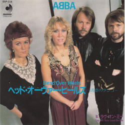 Abba Head Over Heels VINYL 7" - 45 RPM Single