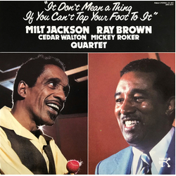 Milt Jackson Ray Brown Quartet "It Don't Mean A Thing If You Can't Tap Your Foot To It" VINYL LP - Reissue Stereo