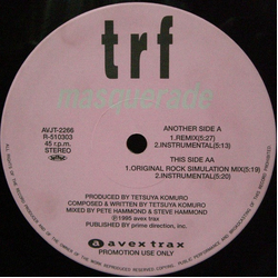 Trf Masquerade VINYL 12" - 45 RPM Promo
