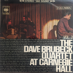 The Dave Brubeck Quartet At Carnegie Hall (Vol. 2) VINYL LP