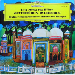 Berliner Philharmoniker Carl Maria Von Weber Herbert Von Karajan Ouvertüren = Overtures VINYL LP