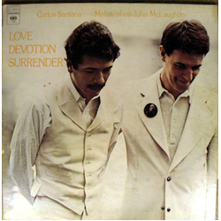 Carlos Santana John Mclaughlin Love Devotion Surrender VINYL LP