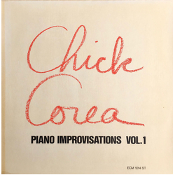 Chick Corea Piano Improvisations Vol. 1 VINYL LP
