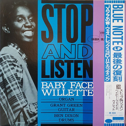 'Baby Face' Willette Stop And Listen VINYL LP - Limited Edition Reissue Stereo