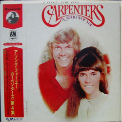 Carpenters A Song For You VINYL LP - Stereo