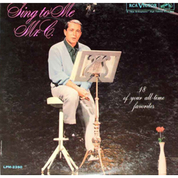 Perry Como Sing To Me, Mr. C. VINYL LP - Mono