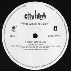 City High What Would You Do? VINYL 12" - Promo Single