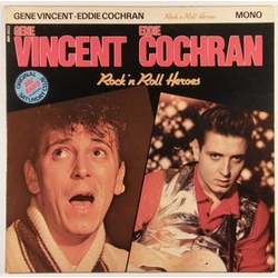 Eddie Cochran Gene Vincent Rock 'N Roll Heroes VINYL LP - Compilation Mono Reissue