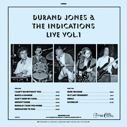 Durand Jones Durand Jones And The Indications Live Vol 1 Black Friday RSD coloured vinyl LP
