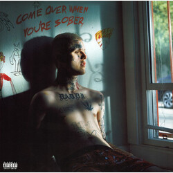 Lil Peep Come Over When You're Sober Part 1 & 2 PINK / BLACK vinyl 2 LP DINGED/CREASED SLEEVE