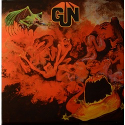 Gun Gun limited RED / WHITE splatter vinyl LP