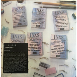 INXS Dekadance BLACK vinyl LP