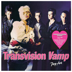 Transvision Vamp Pop Art reissue WHITE vinyl LP