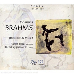 Florent Heau Clarinet Brahms - Sonatas For CD