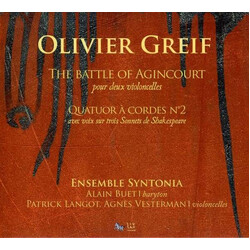 Of Agincourt Ensemble Synton Olivier Greif - The Battle CD